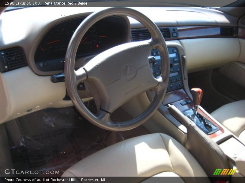 Renaissance Red / Beige 1998 Lexus SC 300