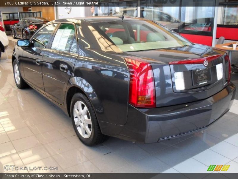 Black Raven / Light Neutral 2005 Cadillac CTS Sedan