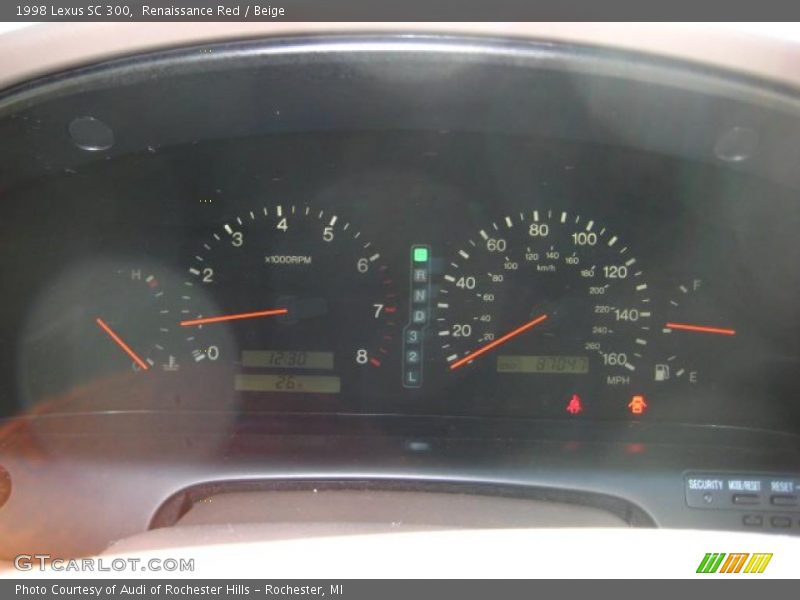 Renaissance Red / Beige 1998 Lexus SC 300