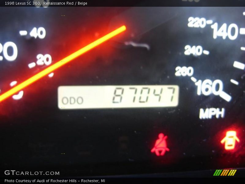 Renaissance Red / Beige 1998 Lexus SC 300