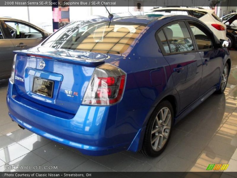 Sapphire Blue / SE-R Charcoal 2008 Nissan Sentra SE-R Spec V