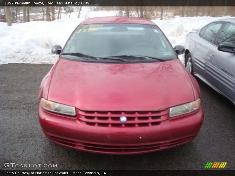 Red Pearl Metallic / Gray 1997 Plymouth Breeze