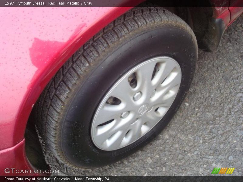Red Pearl Metallic / Gray 1997 Plymouth Breeze