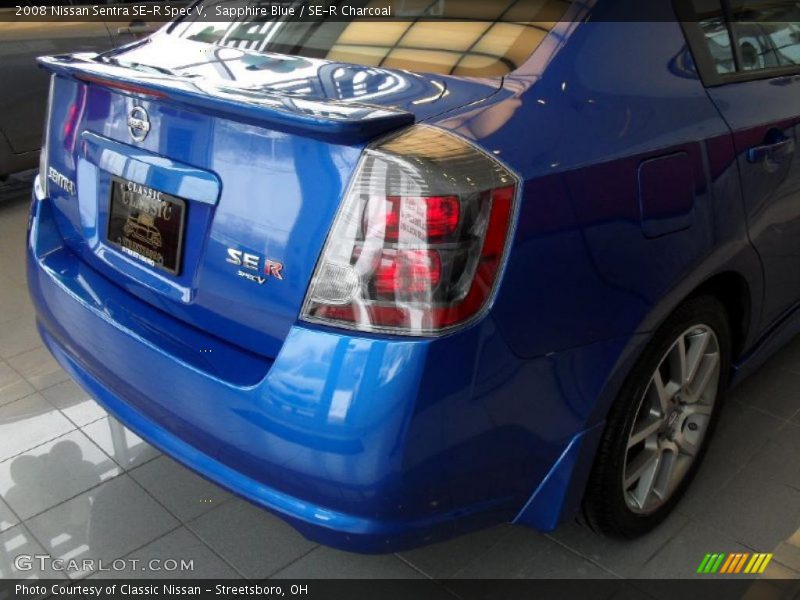 Sapphire Blue / SE-R Charcoal 2008 Nissan Sentra SE-R Spec V