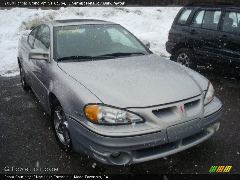 Silvermist Metallic / Dark Pewter 2000 Pontiac Grand Am GT Coupe