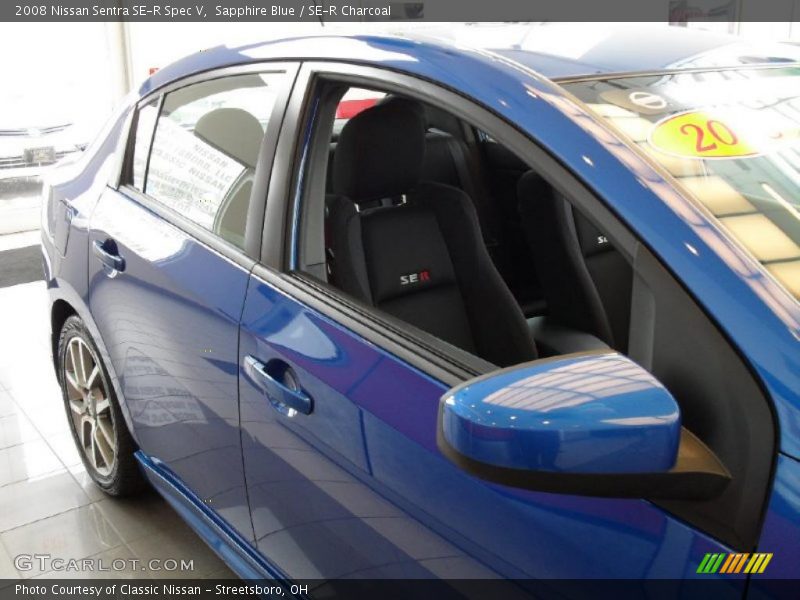 Sapphire Blue / SE-R Charcoal 2008 Nissan Sentra SE-R Spec V