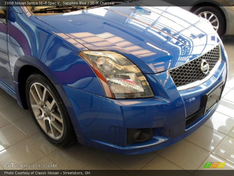 Sapphire Blue / SE-R Charcoal 2008 Nissan Sentra SE-R Spec V