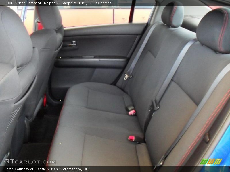 Sapphire Blue / SE-R Charcoal 2008 Nissan Sentra SE-R Spec V