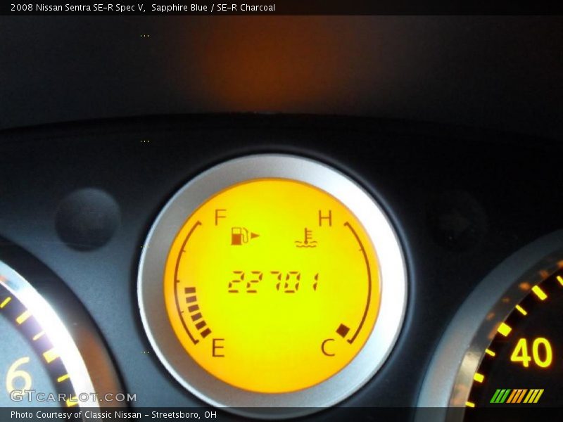 Sapphire Blue / SE-R Charcoal 2008 Nissan Sentra SE-R Spec V