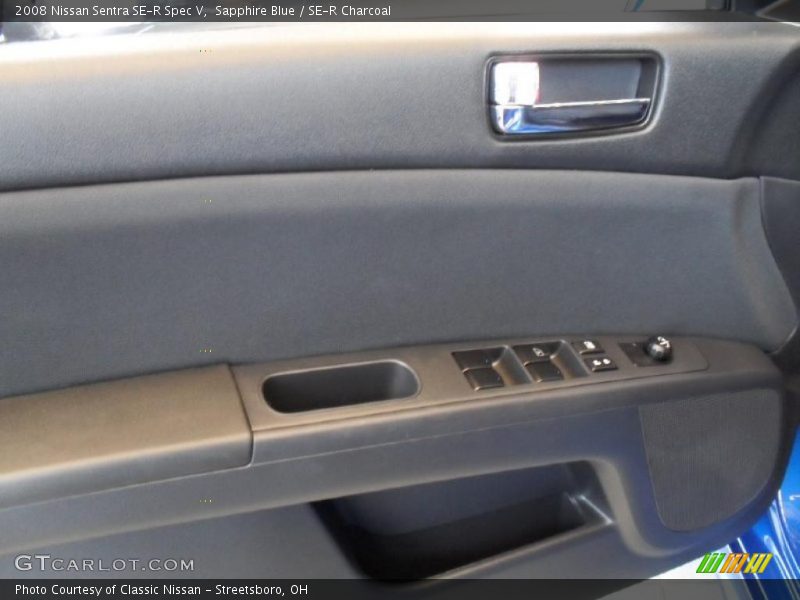 Sapphire Blue / SE-R Charcoal 2008 Nissan Sentra SE-R Spec V