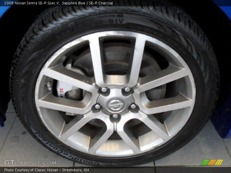 Sapphire Blue / SE-R Charcoal 2008 Nissan Sentra SE-R Spec V