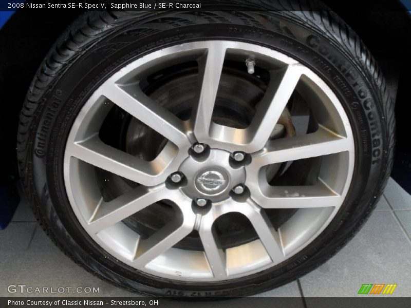 Sapphire Blue / SE-R Charcoal 2008 Nissan Sentra SE-R Spec V