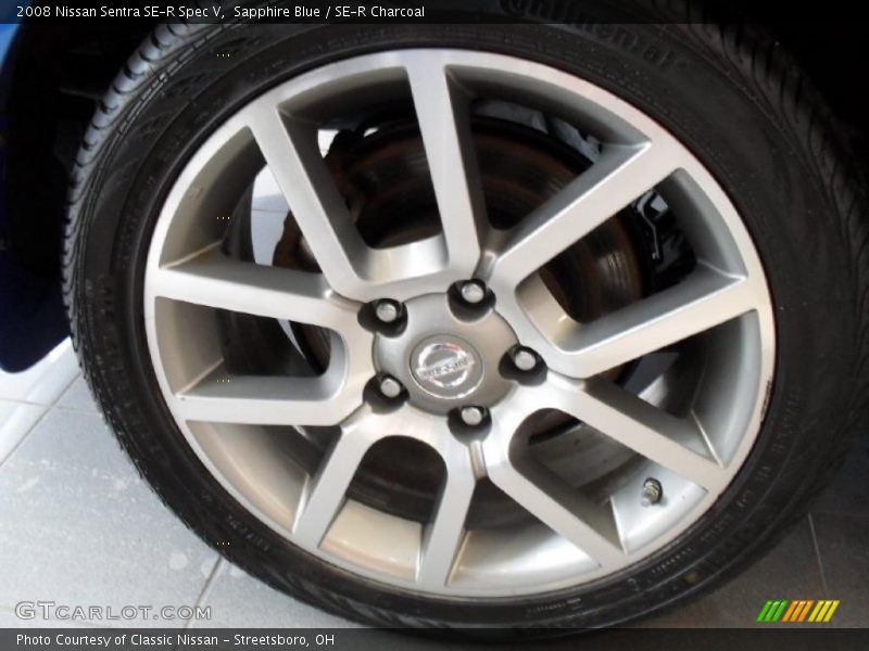 Sapphire Blue / SE-R Charcoal 2008 Nissan Sentra SE-R Spec V