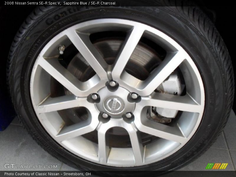 Sapphire Blue / SE-R Charcoal 2008 Nissan Sentra SE-R Spec V