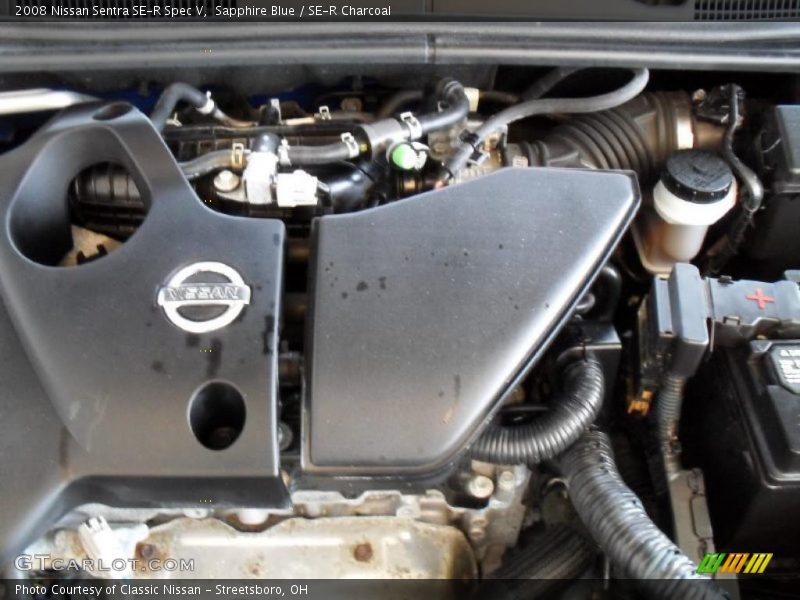 Sapphire Blue / SE-R Charcoal 2008 Nissan Sentra SE-R Spec V
