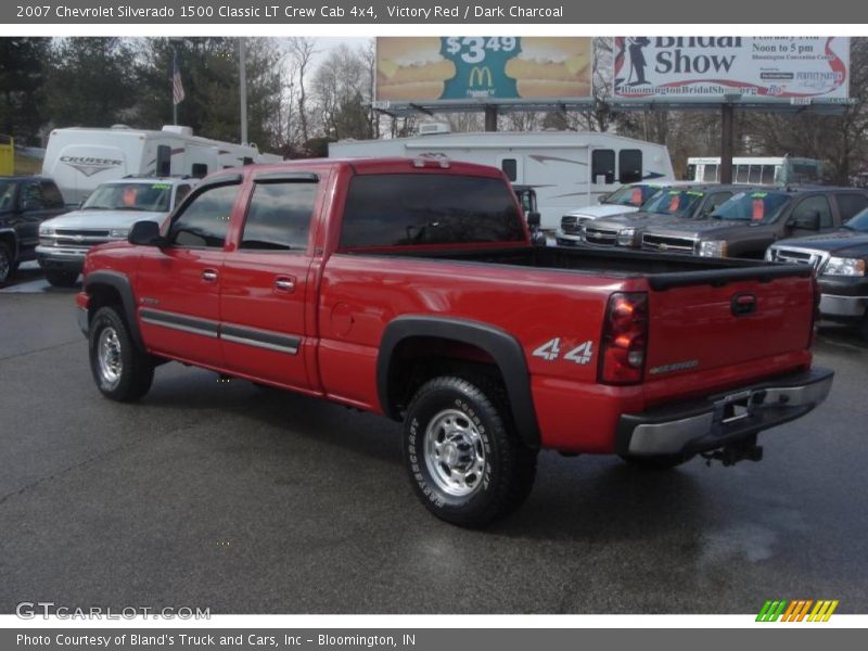 Victory Red / Dark Charcoal 2007 Chevrolet Silverado 1500 Classic LT Crew Cab 4x4