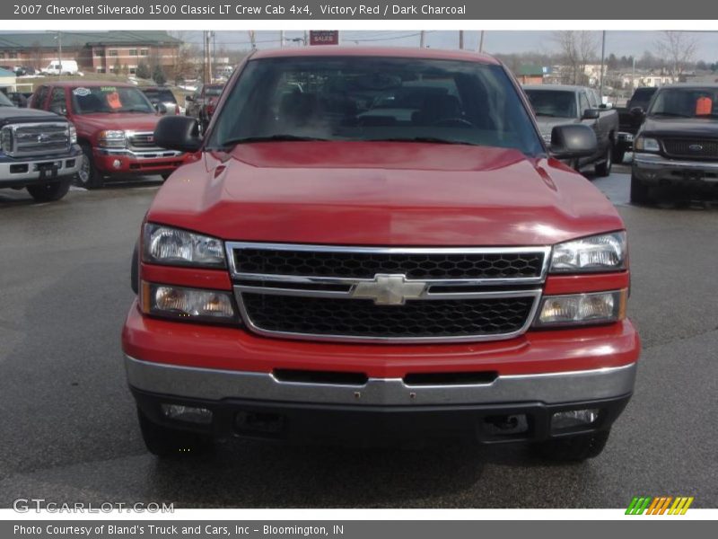 Victory Red / Dark Charcoal 2007 Chevrolet Silverado 1500 Classic LT Crew Cab 4x4