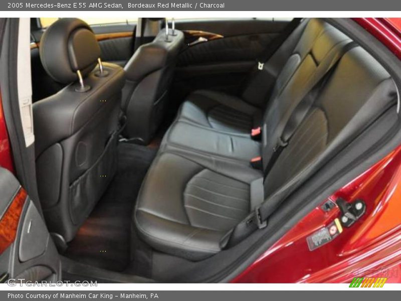 Bordeaux Red Metallic / Charcoal 2005 Mercedes-Benz E 55 AMG Sedan