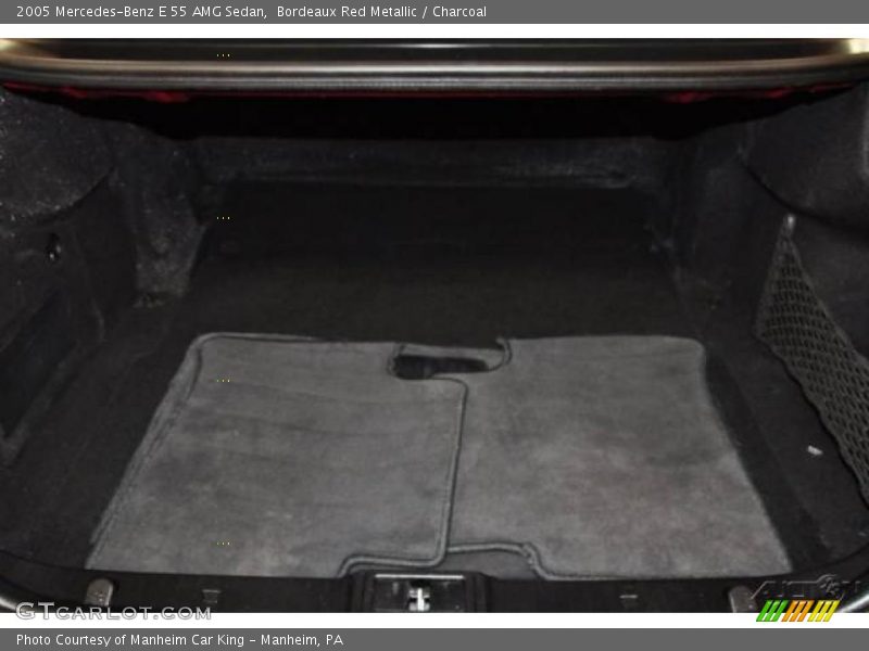 Bordeaux Red Metallic / Charcoal 2005 Mercedes-Benz E 55 AMG Sedan