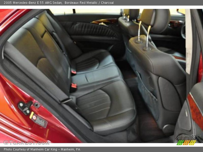 Bordeaux Red Metallic / Charcoal 2005 Mercedes-Benz E 55 AMG Sedan