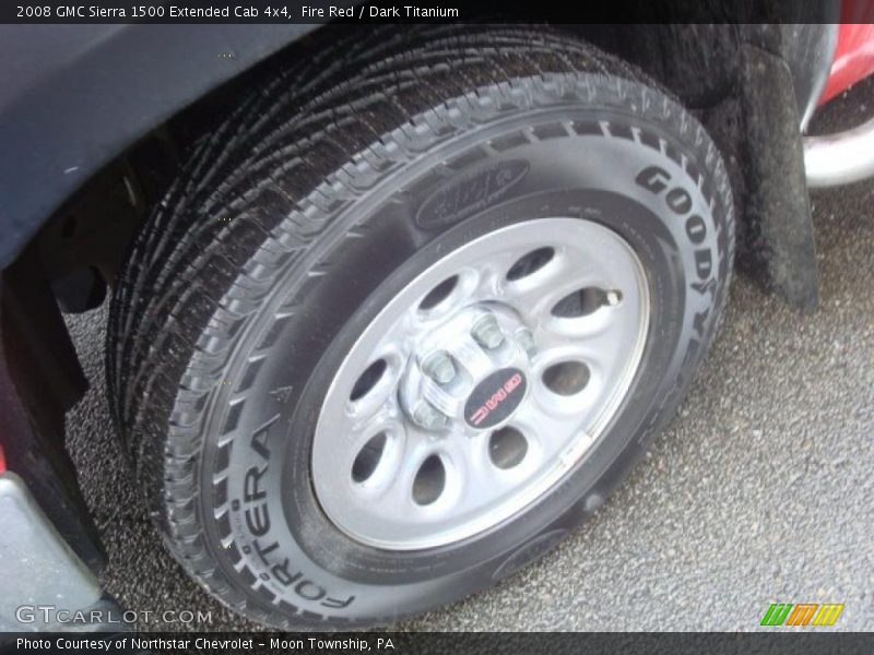 Fire Red / Dark Titanium 2008 GMC Sierra 1500 Extended Cab 4x4
