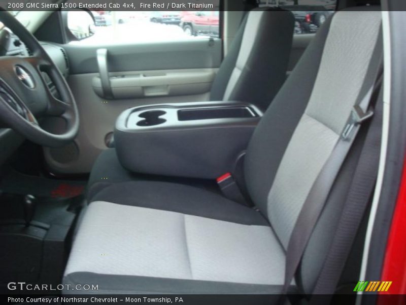 Fire Red / Dark Titanium 2008 GMC Sierra 1500 Extended Cab 4x4