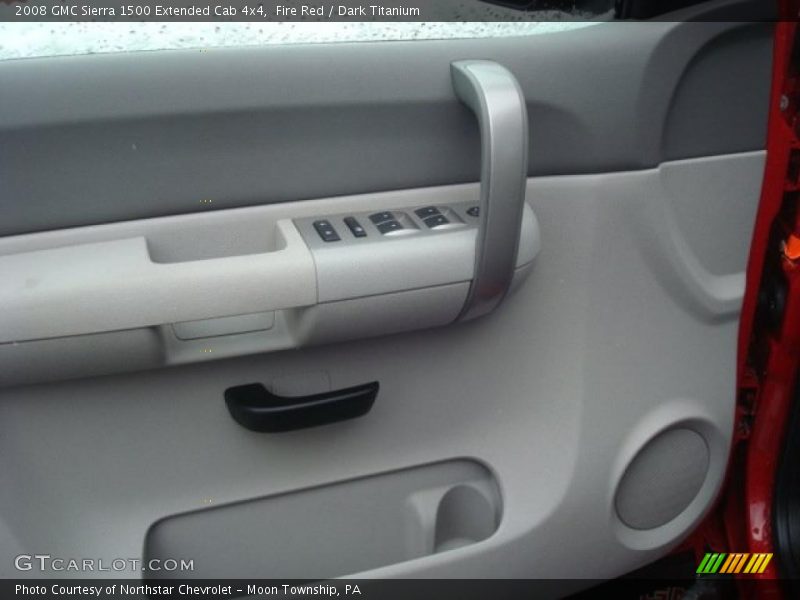 Fire Red / Dark Titanium 2008 GMC Sierra 1500 Extended Cab 4x4