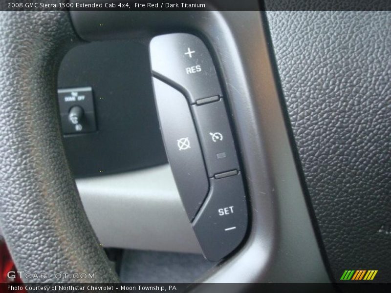 Fire Red / Dark Titanium 2008 GMC Sierra 1500 Extended Cab 4x4
