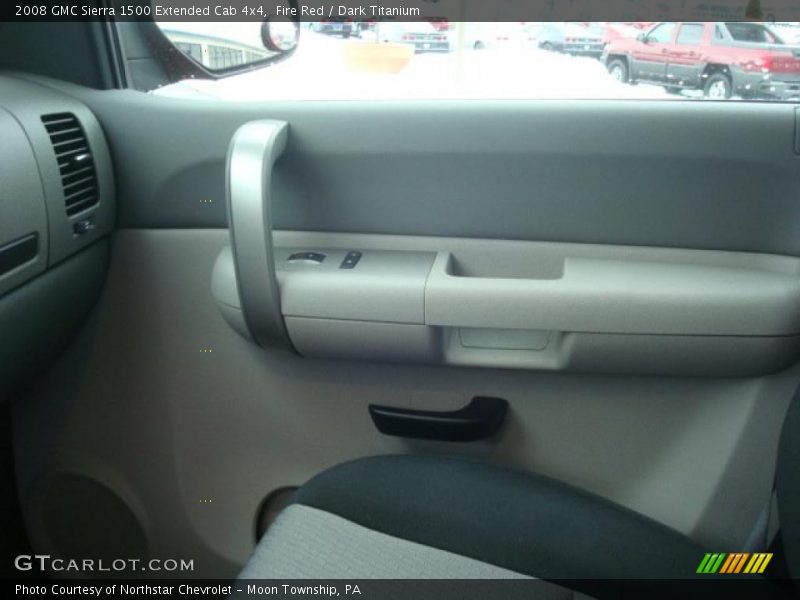 Fire Red / Dark Titanium 2008 GMC Sierra 1500 Extended Cab 4x4