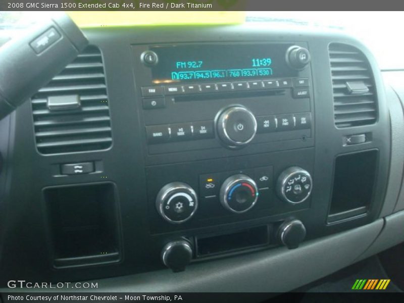 Fire Red / Dark Titanium 2008 GMC Sierra 1500 Extended Cab 4x4