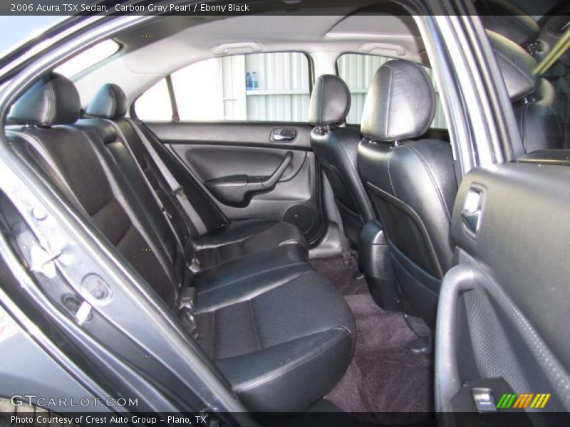 Carbon Gray Pearl / Ebony Black 2006 Acura TSX Sedan