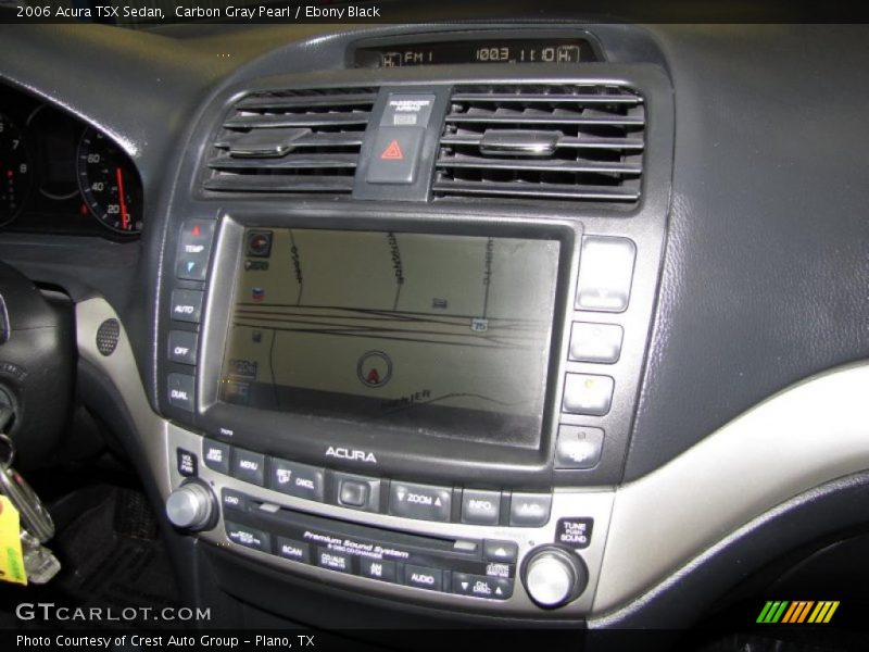 Carbon Gray Pearl / Ebony Black 2006 Acura TSX Sedan