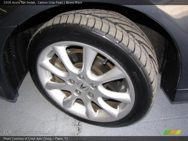 Carbon Gray Pearl / Ebony Black 2006 Acura TSX Sedan