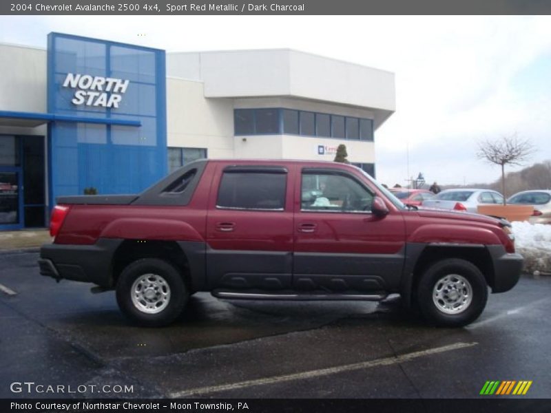 Sport Red Metallic / Dark Charcoal 2004 Chevrolet Avalanche 2500 4x4