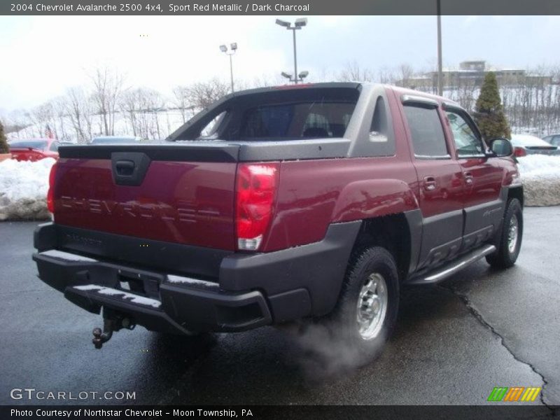 Sport Red Metallic / Dark Charcoal 2004 Chevrolet Avalanche 2500 4x4