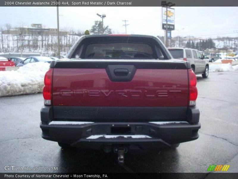 Sport Red Metallic / Dark Charcoal 2004 Chevrolet Avalanche 2500 4x4