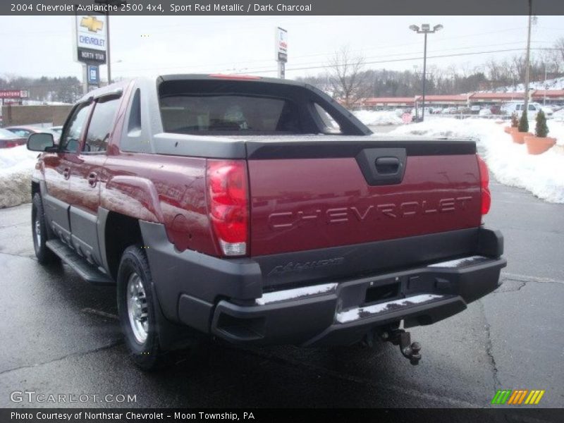 Sport Red Metallic / Dark Charcoal 2004 Chevrolet Avalanche 2500 4x4