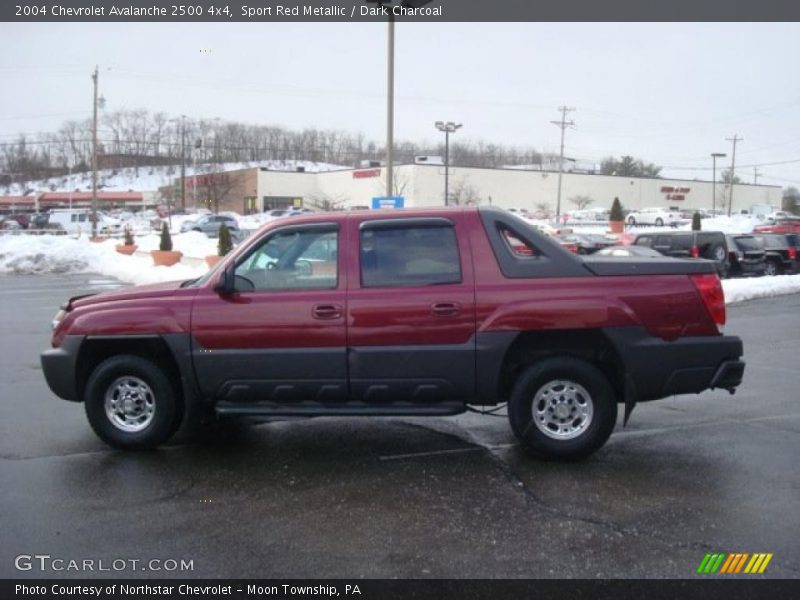 Sport Red Metallic / Dark Charcoal 2004 Chevrolet Avalanche 2500 4x4