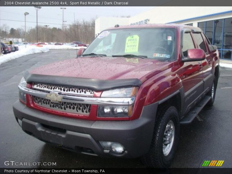 Sport Red Metallic / Dark Charcoal 2004 Chevrolet Avalanche 2500 4x4