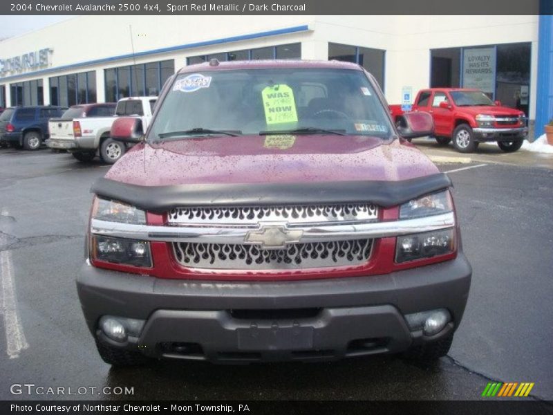 Sport Red Metallic / Dark Charcoal 2004 Chevrolet Avalanche 2500 4x4
