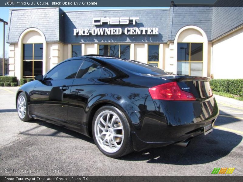 Black Obsidian / Graphite 2006 Infiniti G 35 Coupe