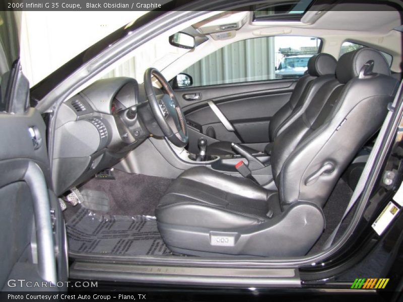 Black Obsidian / Graphite 2006 Infiniti G 35 Coupe