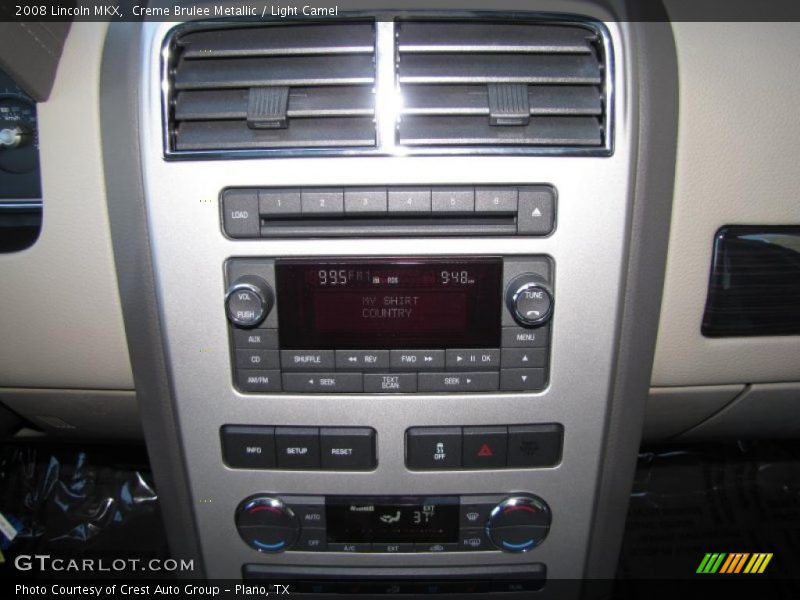 Creme Brulee Metallic / Light Camel 2008 Lincoln MKX