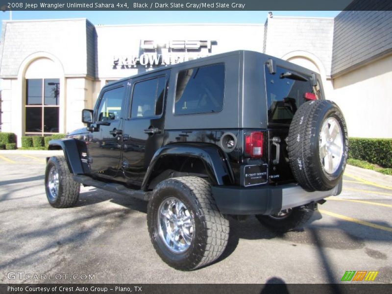 Black / Dark Slate Gray/Med Slate Gray 2008 Jeep Wrangler Unlimited Sahara 4x4