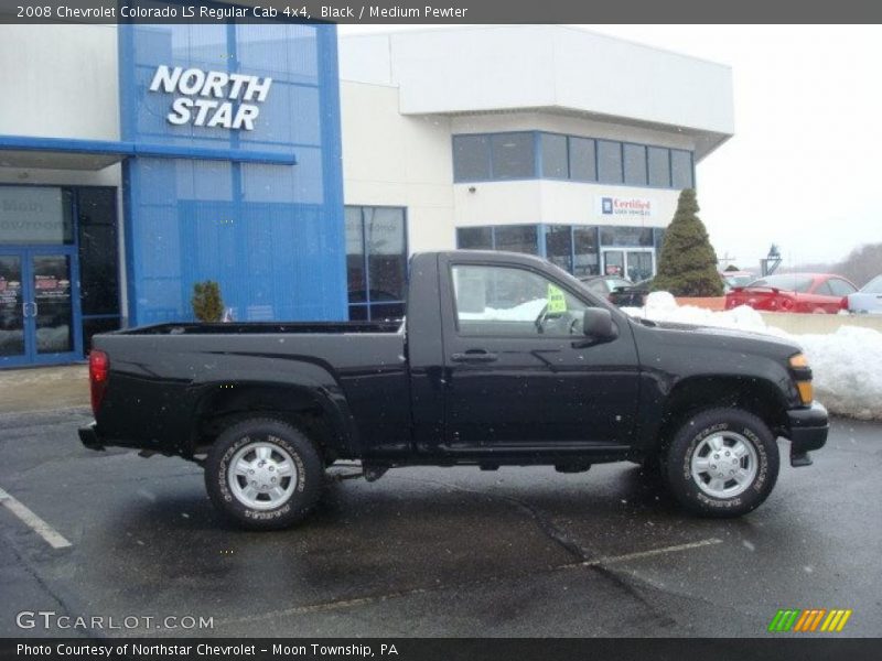 Black / Medium Pewter 2008 Chevrolet Colorado LS Regular Cab 4x4