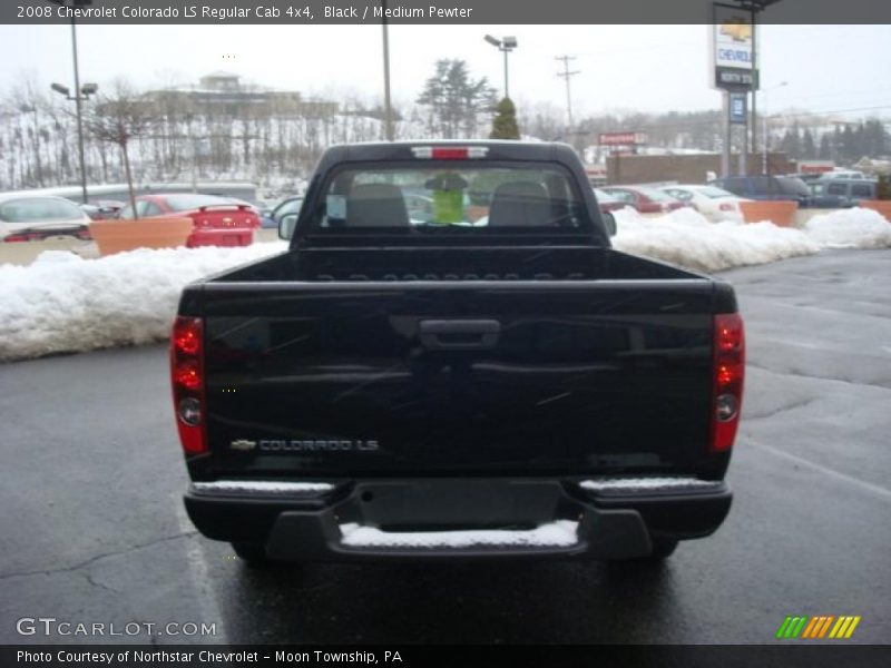 Black / Medium Pewter 2008 Chevrolet Colorado LS Regular Cab 4x4