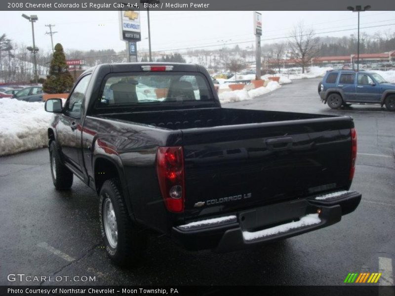 Black / Medium Pewter 2008 Chevrolet Colorado LS Regular Cab 4x4