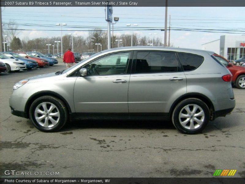Titanium Silver Metallic / Slate Gray 2007 Subaru B9 Tribeca 5 Passenger