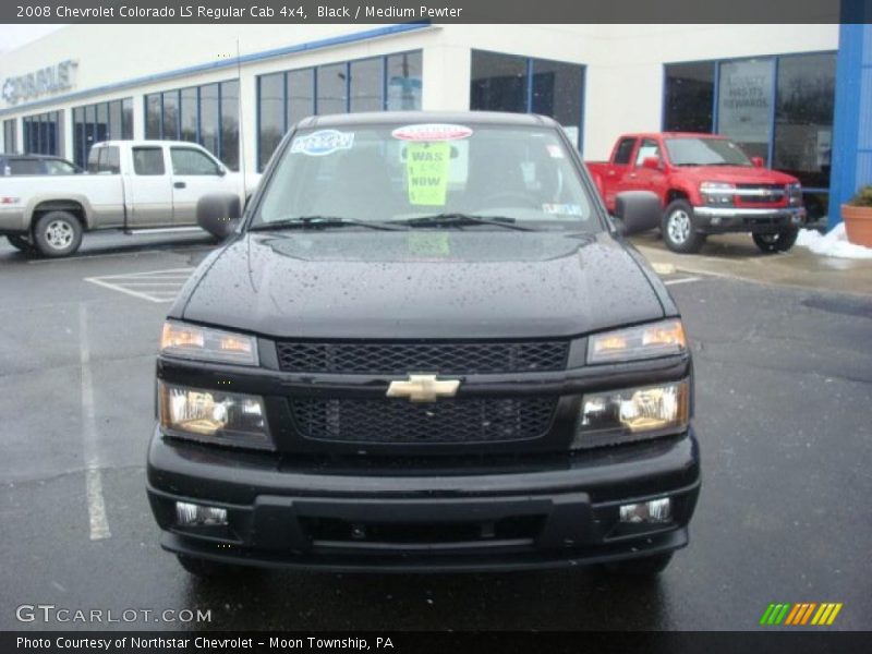 Black / Medium Pewter 2008 Chevrolet Colorado LS Regular Cab 4x4
