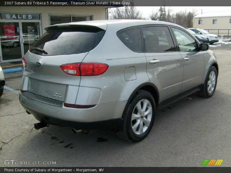 Titanium Silver Metallic / Slate Gray 2007 Subaru B9 Tribeca 5 Passenger
